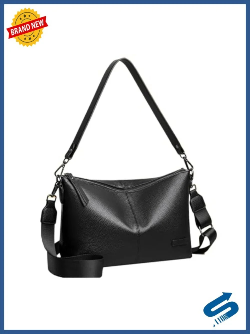 Genuine Leather Hobo Bag for Women Large Shoulder Purse Crossbody Trending